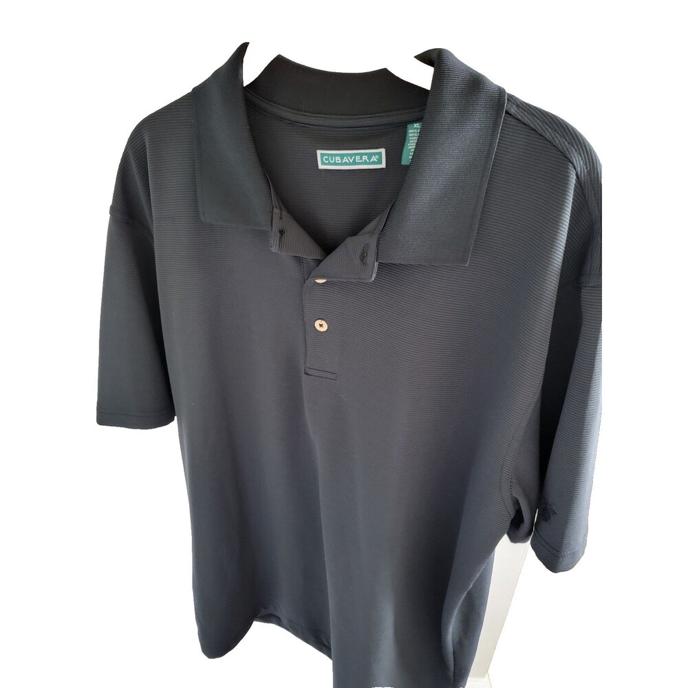 Cubavera Men's Black Polo XL